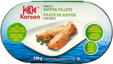 Load image into Gallery viewer, Herring, Canned herring, No artificial colours, No artificial flavours, Kersen, Canned sardines, Canned fish, Gluten-free fish, Non-GMO fish, No added preservatives, IMO, Omega-3 essential oils, Omega-3 oil, Wild caught fish, Wild caught Canadian, Canadian fish, Canadian Herring, Canadian sardines, Product of Canada, Essential amino acids