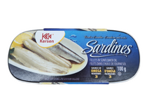 Load image into Gallery viewer, Herring, Canned herring, No artificial colours, No artificial flavours, Kersen, Canned sardines, Canned fish, Gluten-free fish, Non-GMO fish, No added preservatives, IMO, Omega-3 essential oils, Omega-3 oil, Wild caught fish, Wild caught Canadian, Canadian fish, Canadian Herring, Canadian sardines, Product of Canada, Essential amino acids