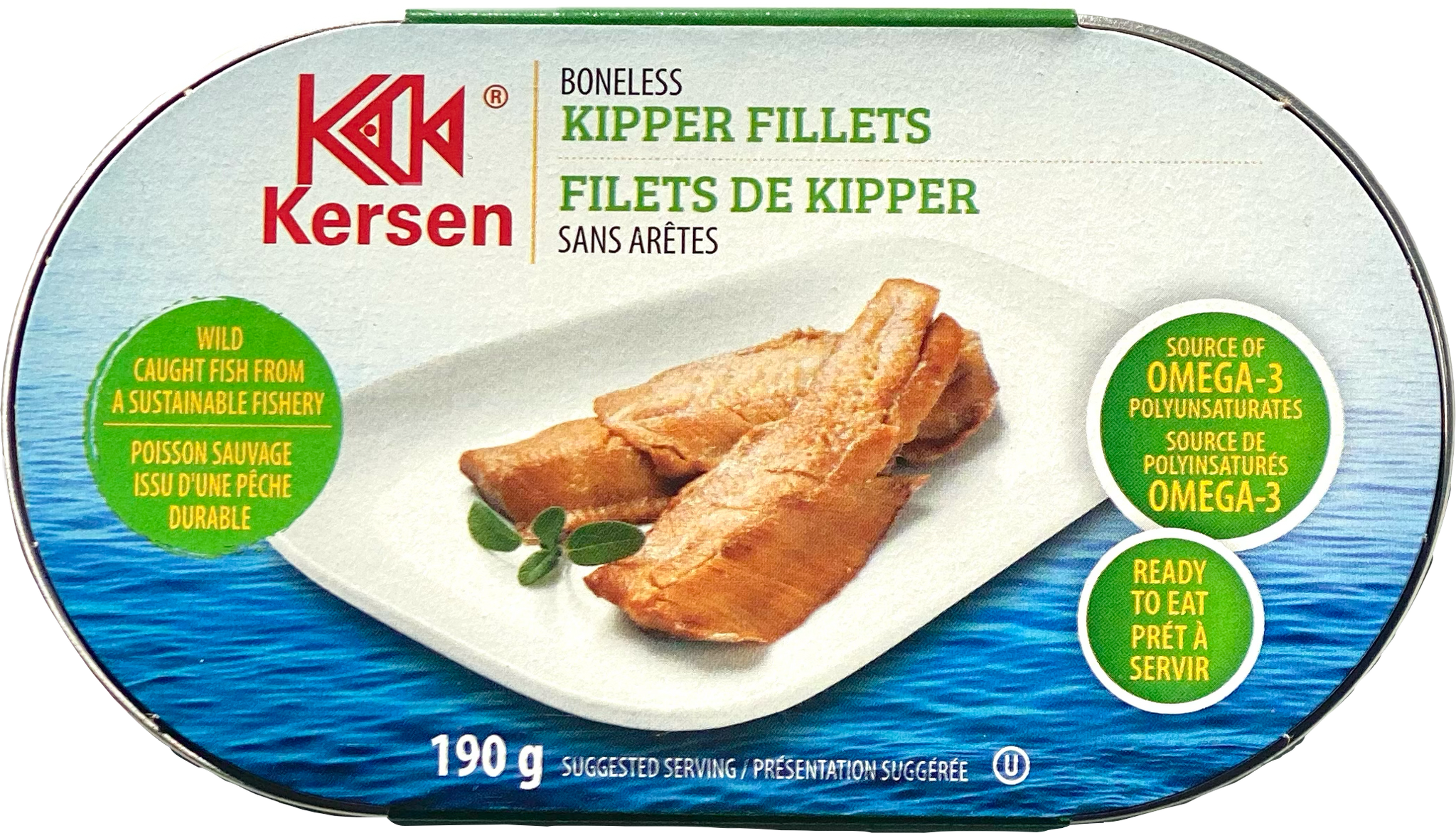 KERSEN Kipper Fillets -190g